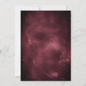 シックな赤い虹色のグリッタークリスマス新年 (裏面)