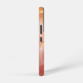 シックな赤と金ゴールドアゲートモノグラム SAMSUNG GALAXYケース (右側面)