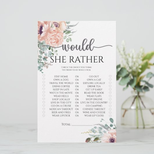 シックな赤面は彼女はむしろブライダルシャワーゲーム (スタンド正面)