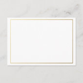 シックな赤面ほこりっぽいピンクフローラウェディングレセプション エンクロージャーカード (裏面)