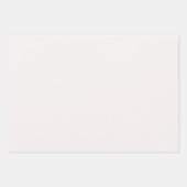 シックな赤面ハート金ゴールド ラッピングペーパーシート (正面2)