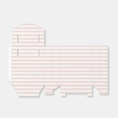 シックな赤面ピンクストライプの白いパタエレガントーン フェイバーボックス (折り畳みなし)