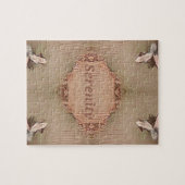 シックな軽いタンのモモのモダンの平静 ジグソーパズル (横)