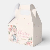 シックな部族かわいい象赤面フローラワイルドワン フェイバーボックス (正面サイド)