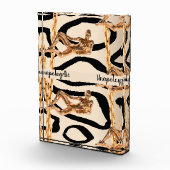 シックな野生の申し訳なさそうな豪華なデイギフトガーリー フォトブロック (右)