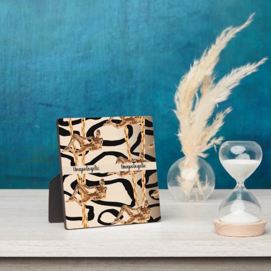 シックな野生の申し訳なさそうな豪華なデイギフトガーリー フォトプラーク (インサイチュ)