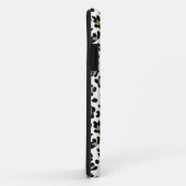 シックな野生の金ゴールドのパーソナライズなベージュヒョウのプリント Case-Mate iPhoneケース (裏面/右)