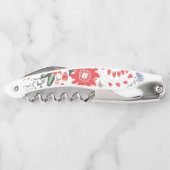 シックな野生花の民芸 ソムリエナイフ (裏面)