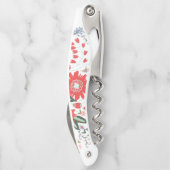 シックな野生花の民芸 ソムリエナイフ (裏面)