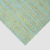 シックな金ゴールドはミントで縞で飾ります 薄葉紙 (詳細)