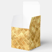 シックな金ゴールドタイルのカスタム結婚式のお気に入りギフトボックス フェイバーボックス (オープン)