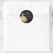 シックな金ゴールドドレスティアラ、ダイアモンズブラッククインセアニラ ラウンドシール (バッグ)