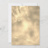 シックな金ゴールドホットピンクパープルグリッターがドリッ感謝していプする カード (裏面)