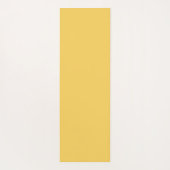 シックな金ゴールドリーフグリーン背景 ヨガマット (裏面)