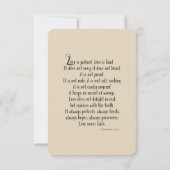 シックな金ゴールド愛は患者結婚の 招待状 (裏面)