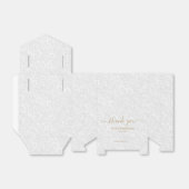 シックな金ゴールド書道ありがとう フェイバーボックス (折り畳みなし)