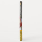 シックな金ゴールド水玉模様、ゴールデンリボン Case-Mate iPhoneケース (裏面/左)