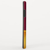 シックな金ゴールド水玉模様、ブルゴーニュのゴールデンリボン Case-Mate iPhoneケース (裏面/右)