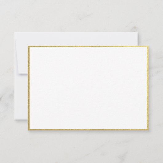 シックな金ゴールド%PIPE%の素朴な(雄ジカの)枝角RSVPカード 出欠カード (裏面)