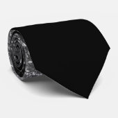 シックな銀グラデーションの輝き結婚の ネクタイ (ロール)