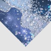 シックな青いアゲート付き/淡いスパークリル 薄葉紙 (詳細)