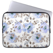 シックな青の水色の花