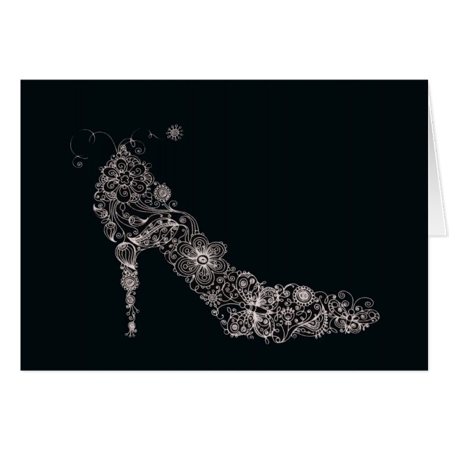 シックな靴の~カード (正面横)