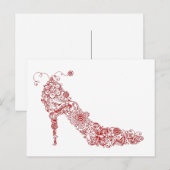 シックな靴～はがき ポストカード (正面/裏面)