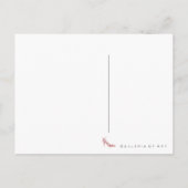 シックな靴～はがき ポストカード (裏面)