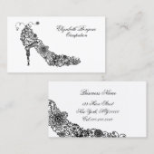 シックな靴-色を変えて下さい 名刺 (正面/裏面)