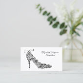 シックな靴-色を変えて下さい 名刺 (スタンド正面)