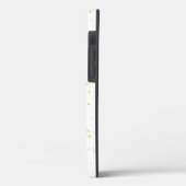 シックな黄色の爆発の水の色のドットレッド文字 Case-Mate iPhoneケース (裏面 / 左)