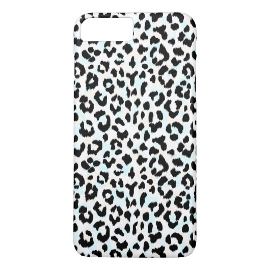 シックな黒と白のチーター柄 Case-Mate iPhoneケース (裏面)