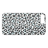 シックな黒と白のチーター柄 Case-Mate iPhoneケース (裏面(横))