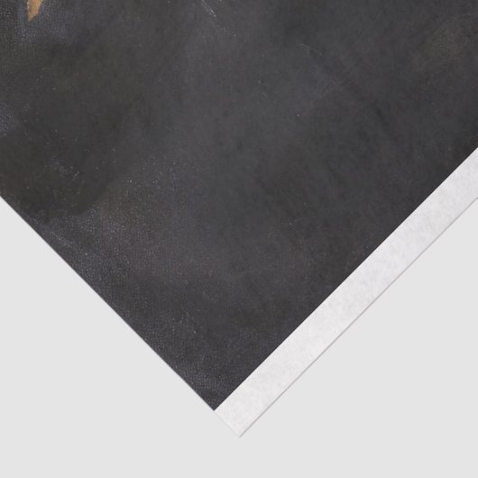 シックな黒と白のパンプキンと市松模様に金ゴールドステム 薄葉紙 (詳細)