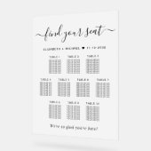 シックな10台の結婚座席の曇り アクリルサイン (傾斜)