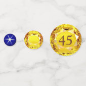 シックな45周年記念の宝石 コンフェッティ (裏面)