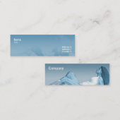 シックな80s -細い スキニー名刺 (正面/裏面)