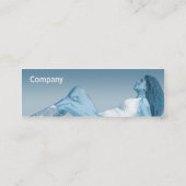 シックな80s -細い スキニー名刺 (裏面)