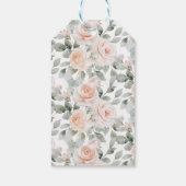 シックなBohoウッドランド動物の赤ちゃんシャワー ギフトタグ (裏面)