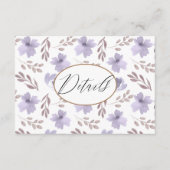 シックなBoho QRコード結婚の詳細 エンクロージャーカード (正面)