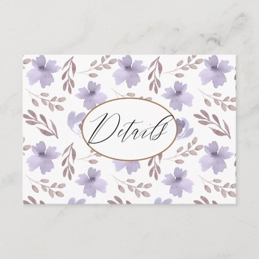 シックなBoho QRコード結婚の詳細 エンクロージャーカード (正面)