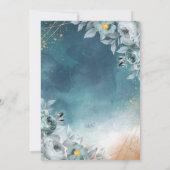 シックなChaliceグリーンバラファーストホーリーコミューン 招待状 (裏面)