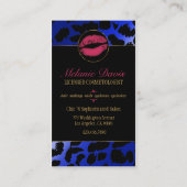 シックなCosmetologyの名刺 名刺 (裏面)