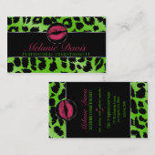 シックなCosmetologyの名刺 名刺 (正面/裏面)