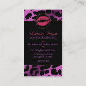 シックなCosmetologyの名刺 名刺 (裏面)