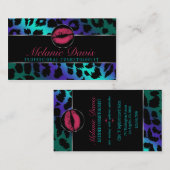 シックなCosmetologyの名刺 名刺 (正面/裏面)