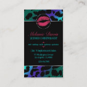 シックなCosmetologyの名刺 名刺 (裏面)