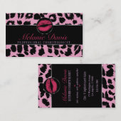 シックなCosmetologyの名刺 名刺 (正面/裏面)