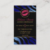 シックなCosmetologyの名刺 名刺 (裏面)